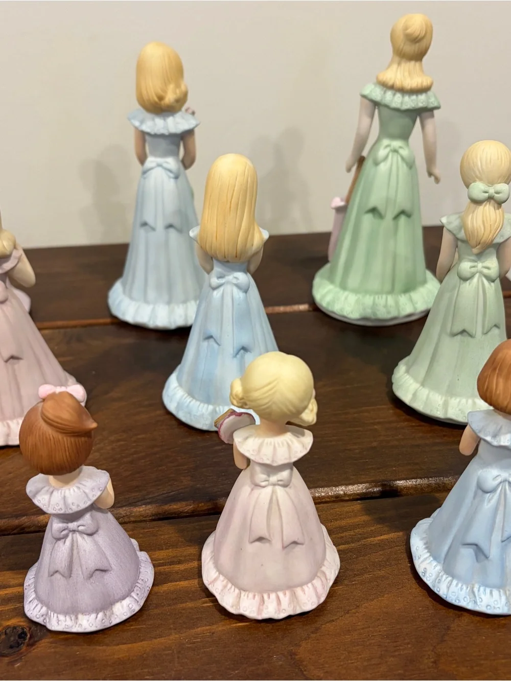 Lot of 16 Vintage Growing Up Birthday Girls Baby-15 Years Old Blonde/2 Brunette